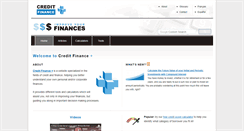 Desktop Screenshot of creditfinanceplus.com